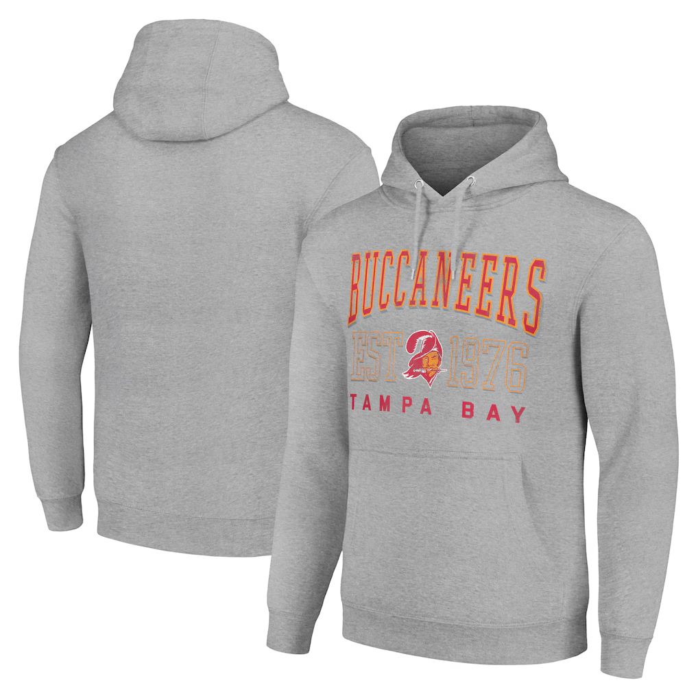 Men 2026 NFL Tampa Bay Buccaneers grey Hoodie hooded style 01